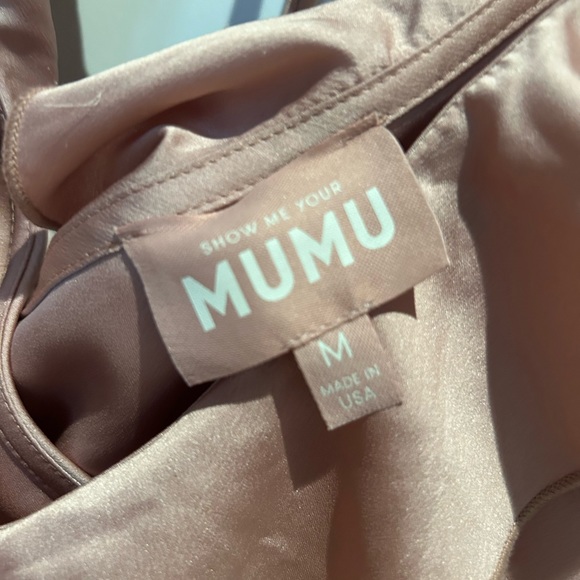 Show Me Your MuMu Samantha Ruffle Wrap Dress Size M - Picture 7 of 7